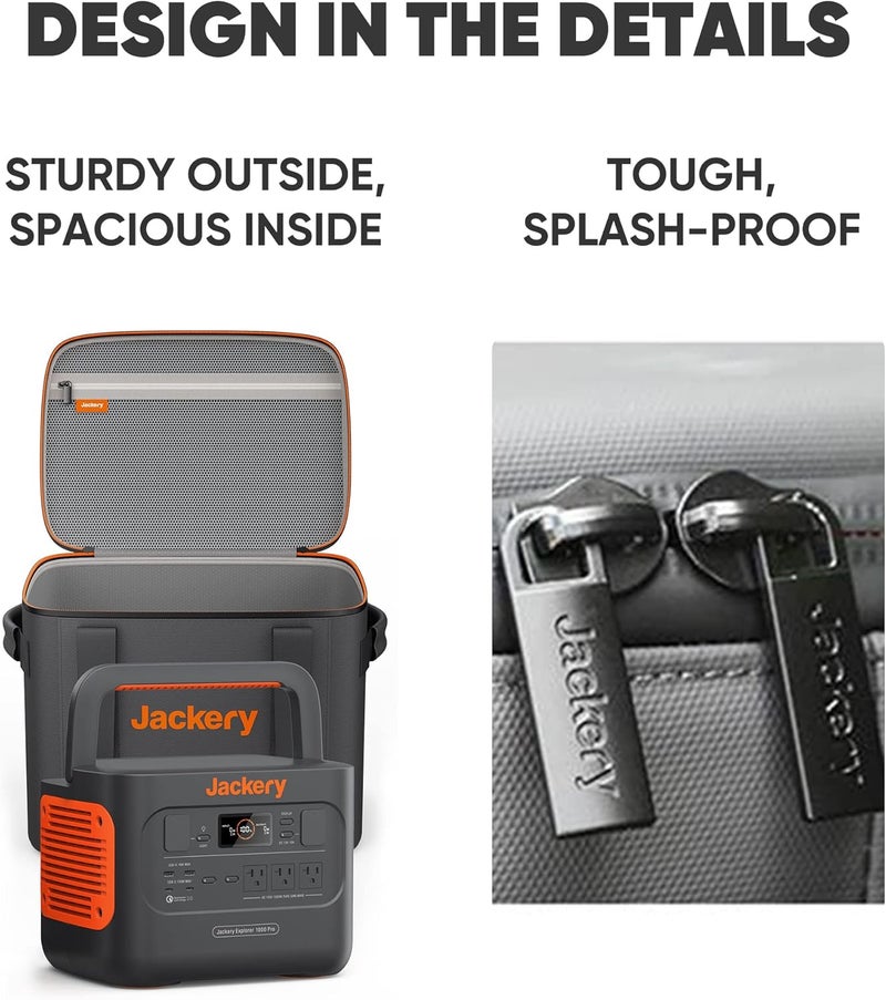Jackery Carrying Case Bag (M Size) for Explorer 880/1000/1000 v2/1000 Plus/2000 v2 Portable Power Station - Black (Power Station Not Included) - Image 4